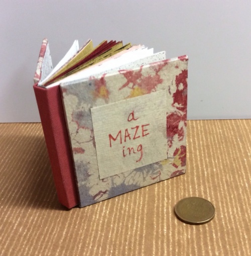 a MAZE ing, artist's book by Lesley Mitchell