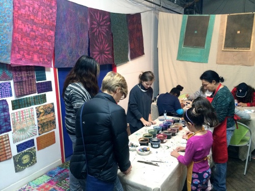 Japanese Decorative Paper Making Artist Demo with PD Packard