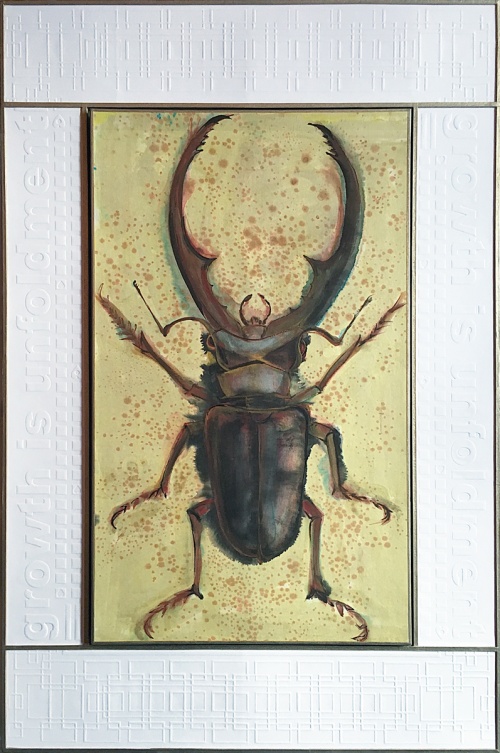 Insect Painting, Love's thoughts about Love by PD Packard