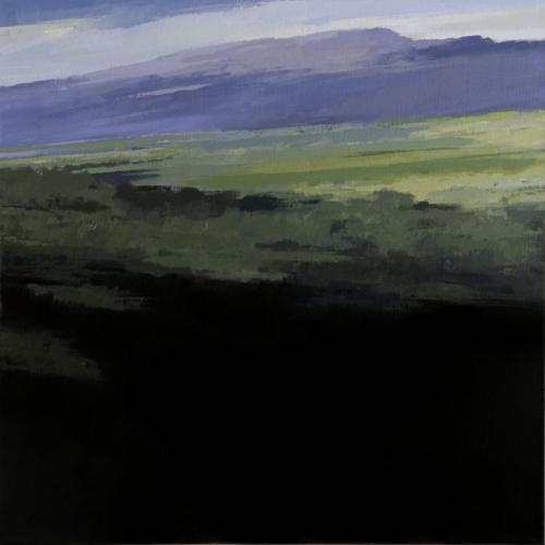 Jim Stewart painting, landscape, mountain