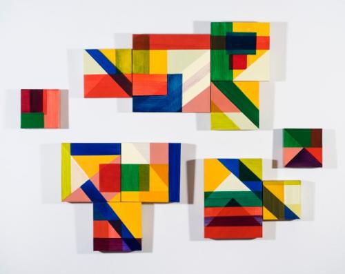 Warp and Weft painting by Diane Lachman