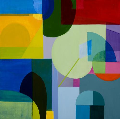 Consensus oil on linen by Diane Lachman