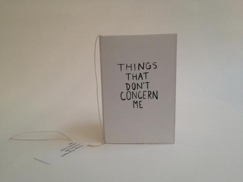 Things That Don't Concern Me by Amine  Ciuba