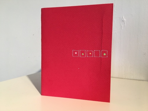 Stella Untalan : Tiny Boxes, a single sheet book in Ritual 2017