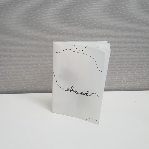 thread, by Taylor Tai, RiTUAL single-sheet book show