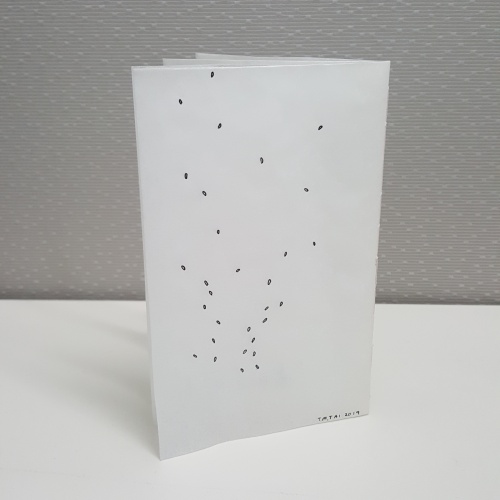 drift by Taylor Tai, RiTUAL single-sheet book show