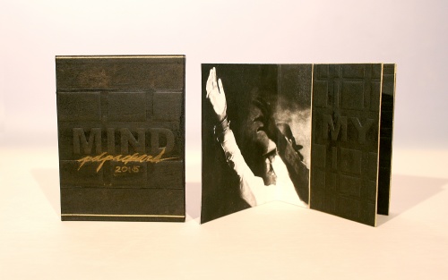 single-sheet book, MIND, part of the RiTUAL Book Show