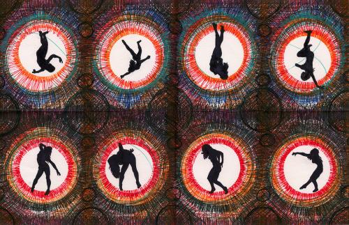 Ritual Ballet Repetition Pattern by Scott Barnes