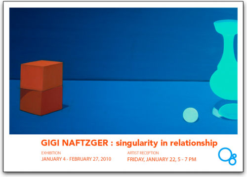 exhibition still lfe image for Singularity : Gigi Naftzger