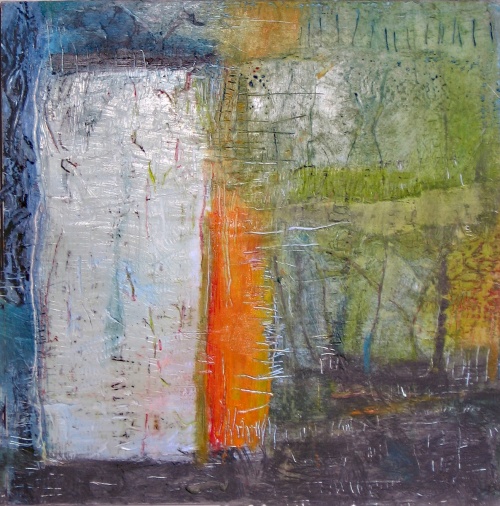 encaustic on panel