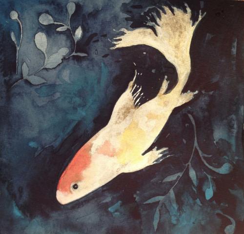 Lovely Goldfish II by Lauren Litwa Holden