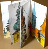 Prague, urban sketches, carnet de voyage